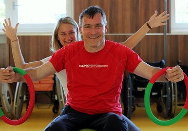 Honza - Taťka vytvářel různé přístroje a pomáhal mi rehabilitovat