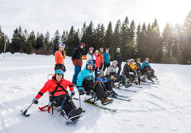 Tematický program Lyžování: Klienti Centra Paraple opět na svahu